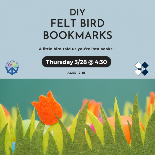 Image for event: DIY Felt Bird Bookmarks