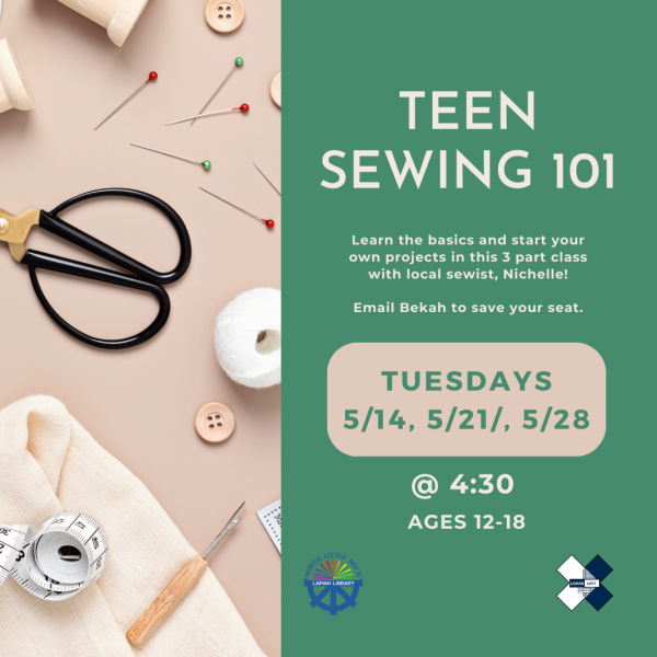 Image for event: Teen Sewing 101