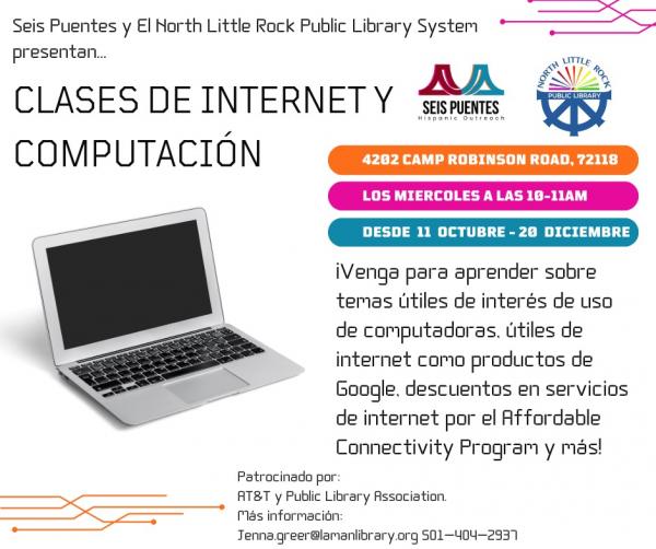 Image for event: Clases de internet y computaci&oacute;n