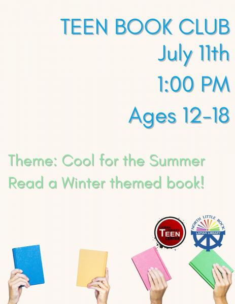 Image for event: July Teen Book Club
