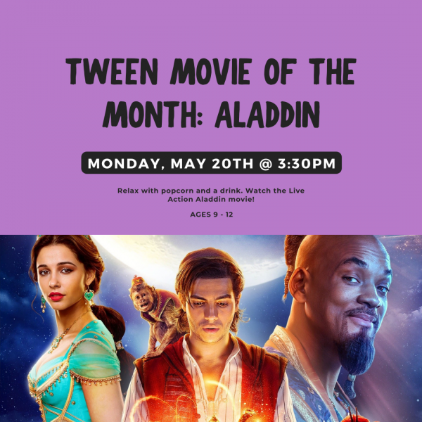Image for event: Tween Movie of the Month: Aladdin